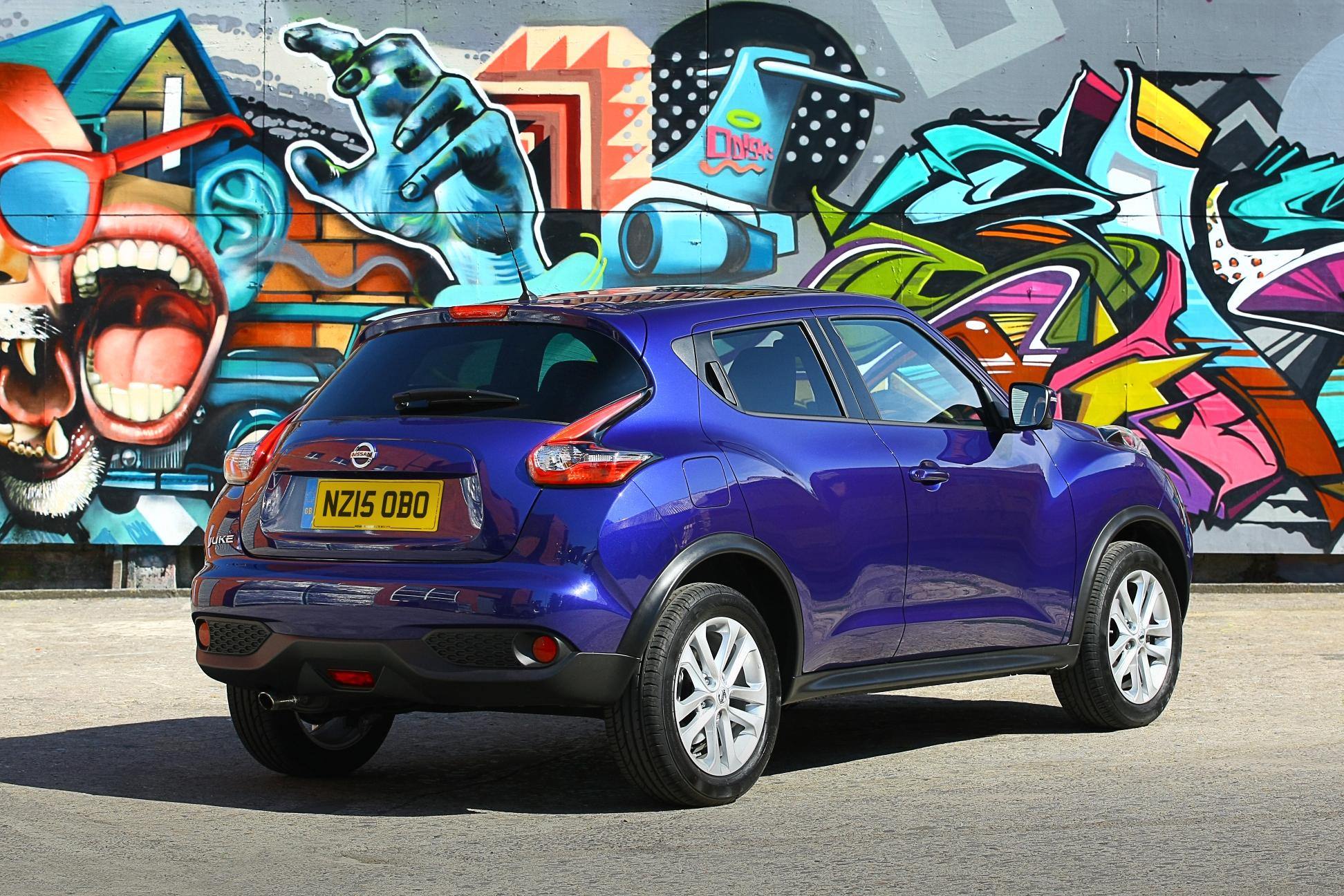 Blue Nissan Juke