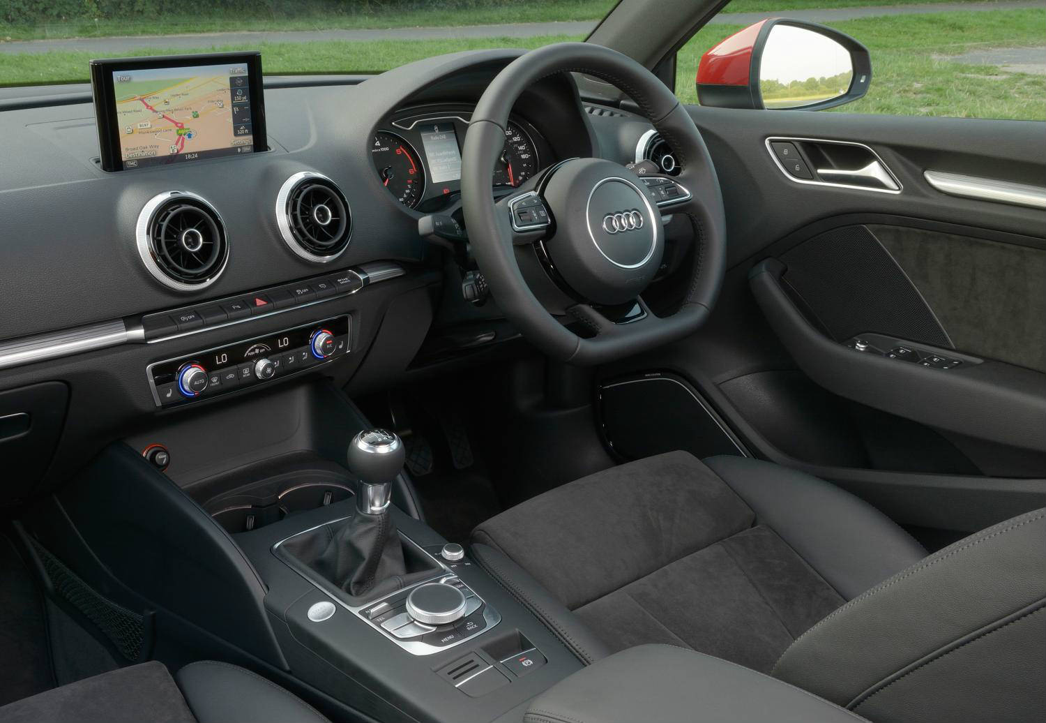 image of an audi a3 car interior