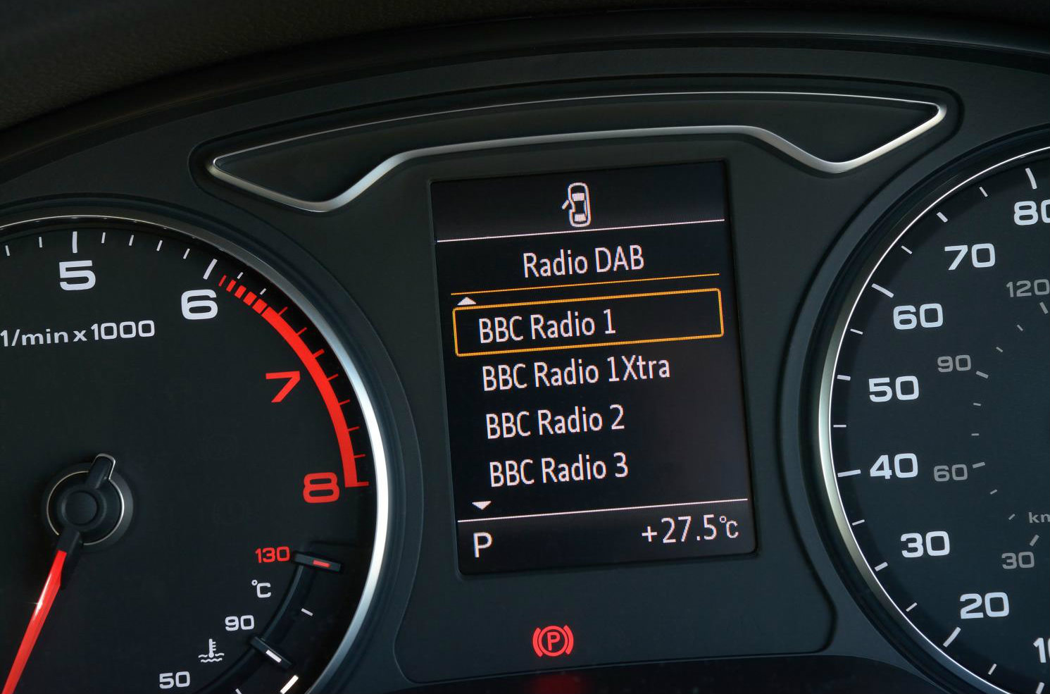 image of an audi a3 dashboard