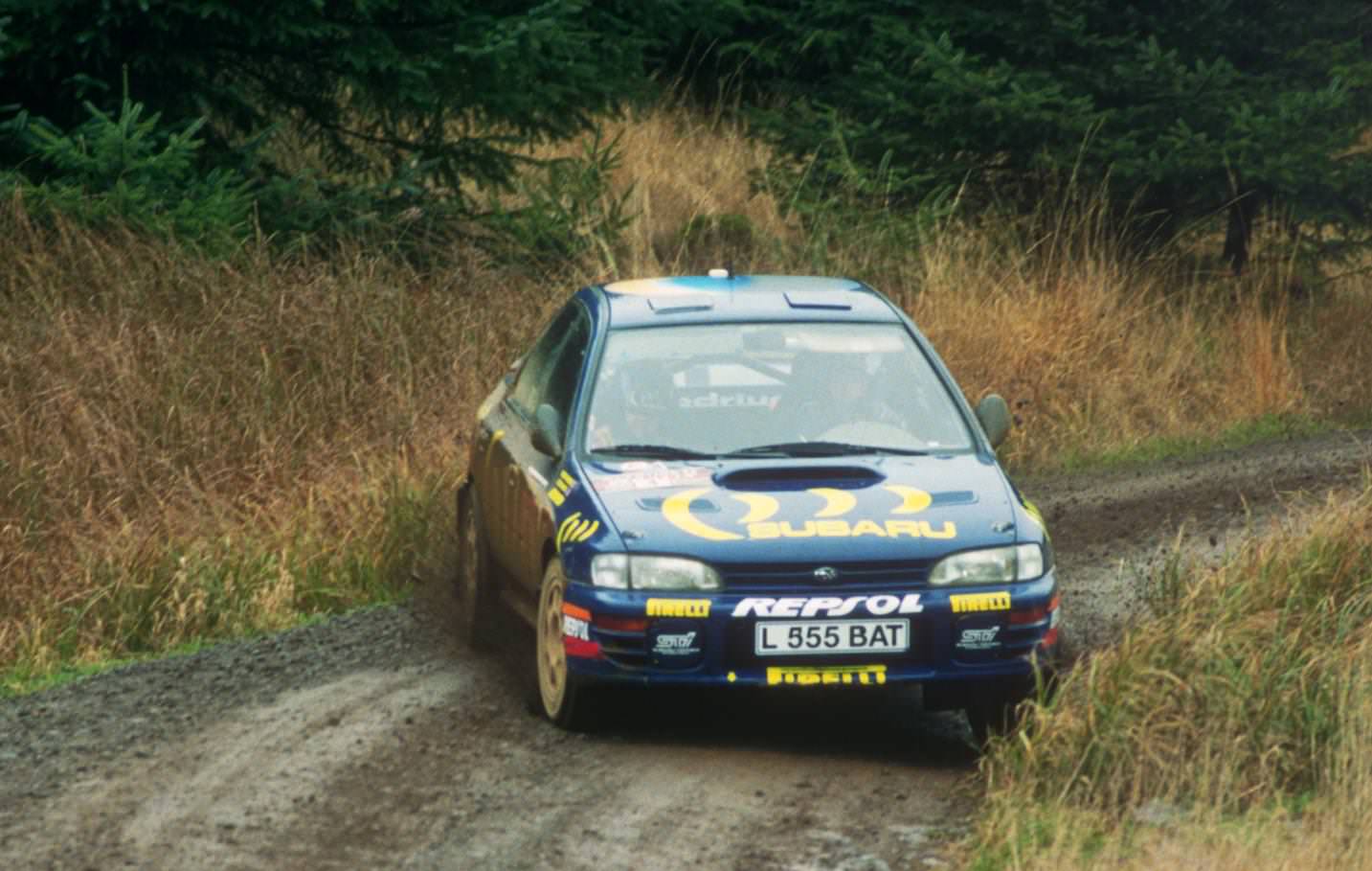 image of colin mcraes rally car during the 1995 world rally championship