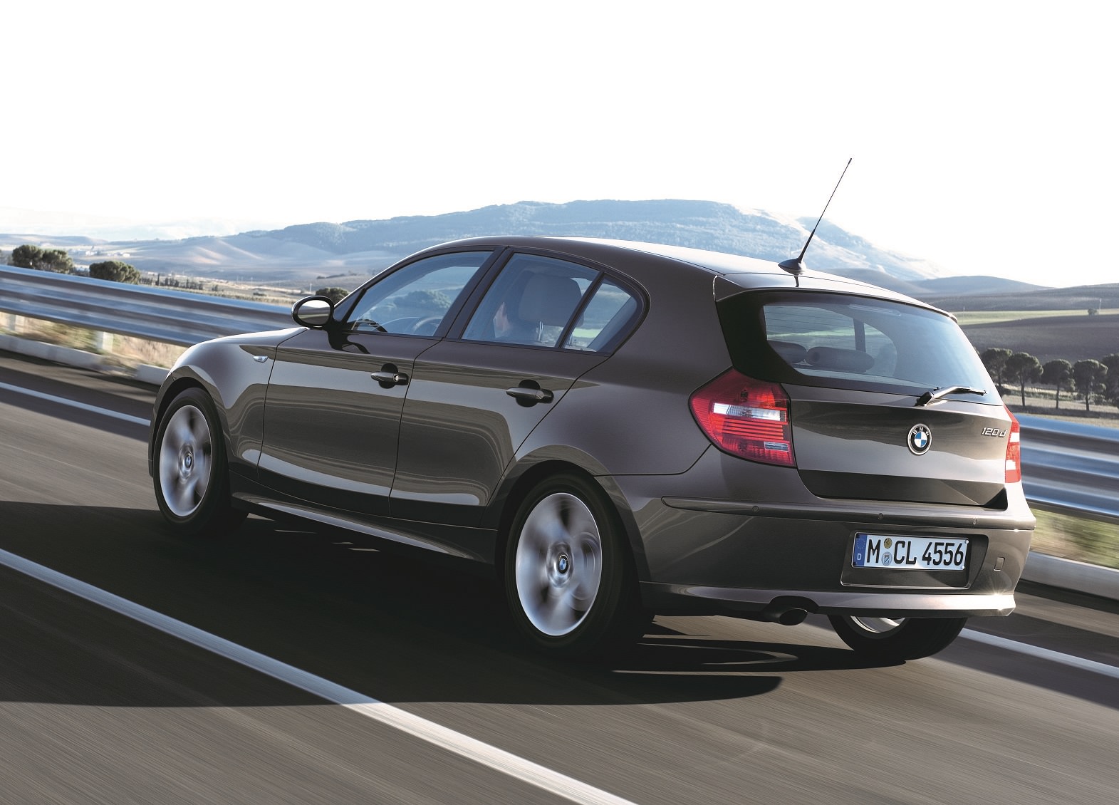 BMW 1 Series on the road