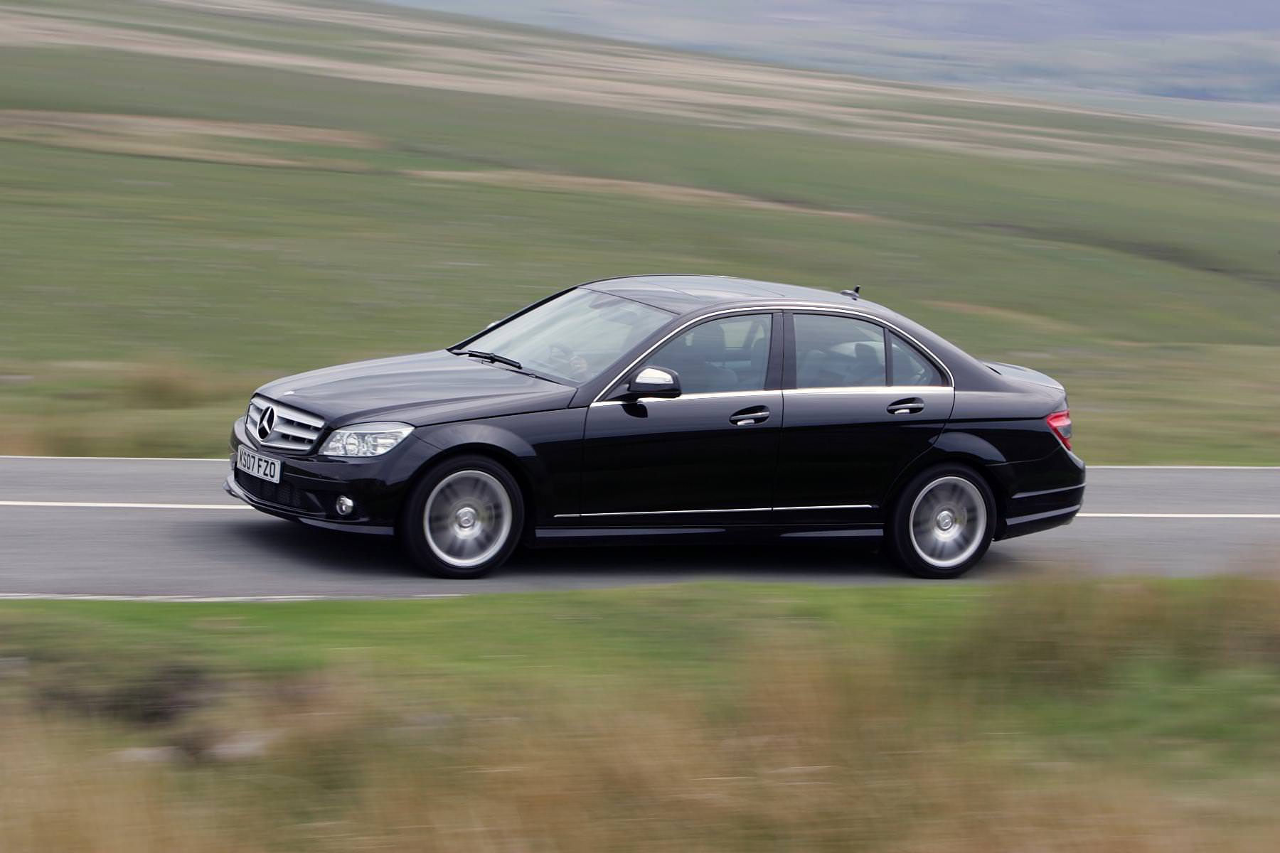 Black Mercedes C class 