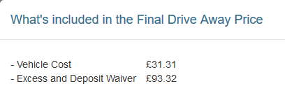 Clarify Car Hire Compare Extras Filter