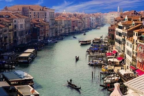 venice canal venice italy