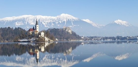 lake bled winter bled