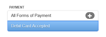 Debit card filter debit card filter