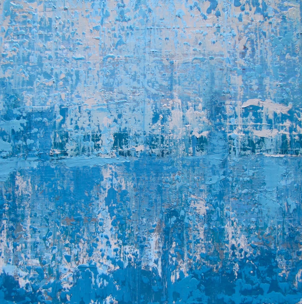 At the Lake, 36 x 36 in, Oil on Canvas