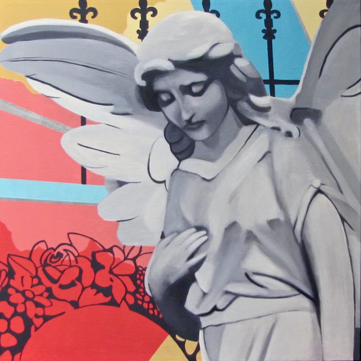 Compassion, 24 x 24 in, Oil on Canvas