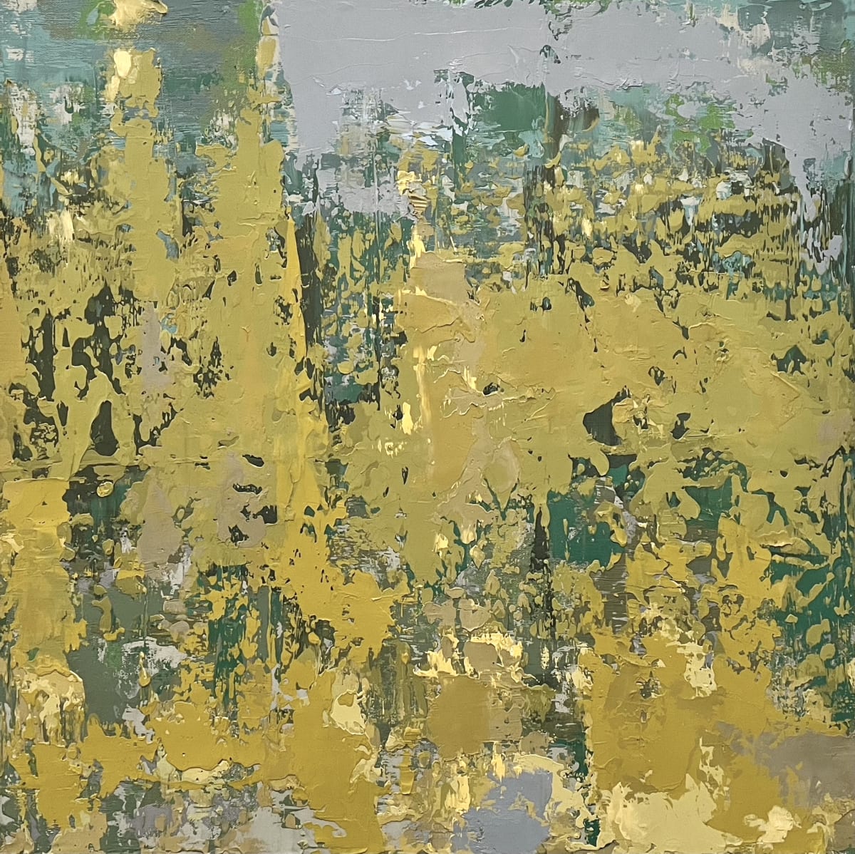 Early Spring, 24 x 24 in, Oil on Canvas