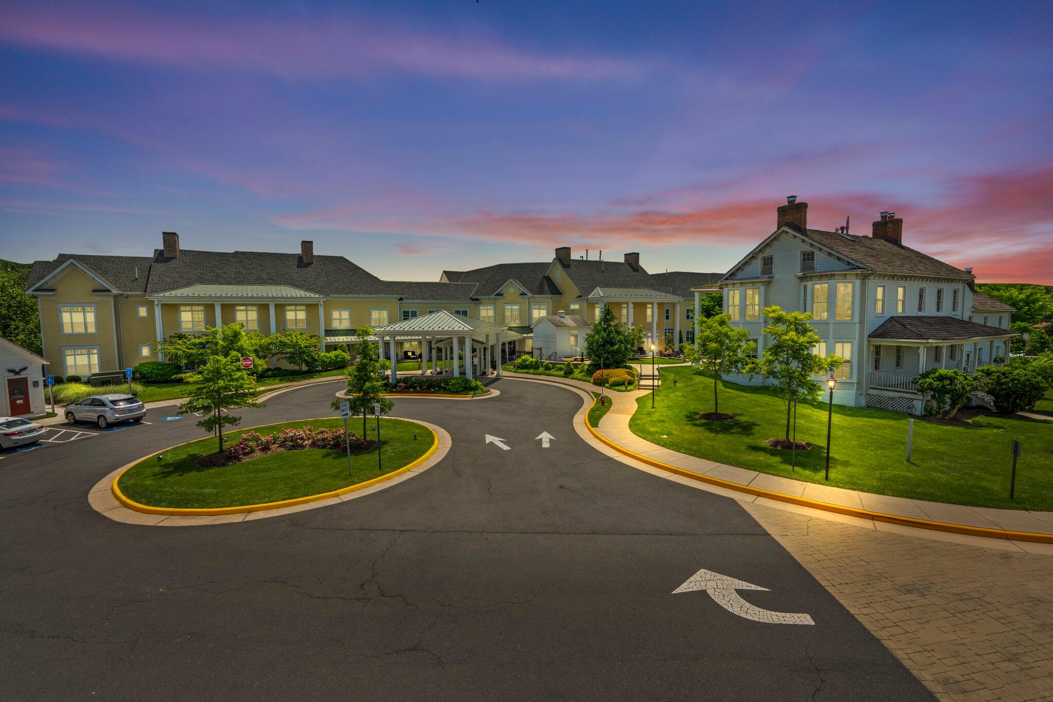 Sunrise at Silas Burke House