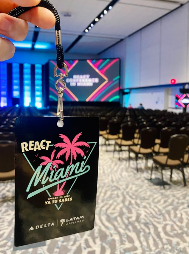 React Miami 2023 Badge