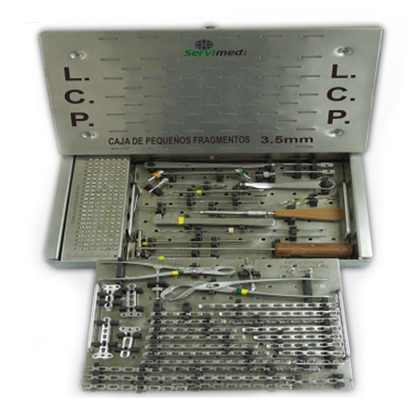 Caja de Instrumental para Pequeños Fragmentos LCP 3.5MM