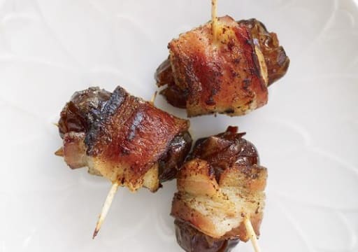 Chorizo-filled Dates Wrapped in Bacon