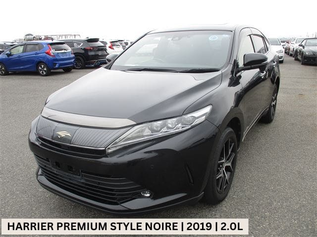 TOYOTA HARRIER 2019 PREMIUM STYLE NOIRE BLACK