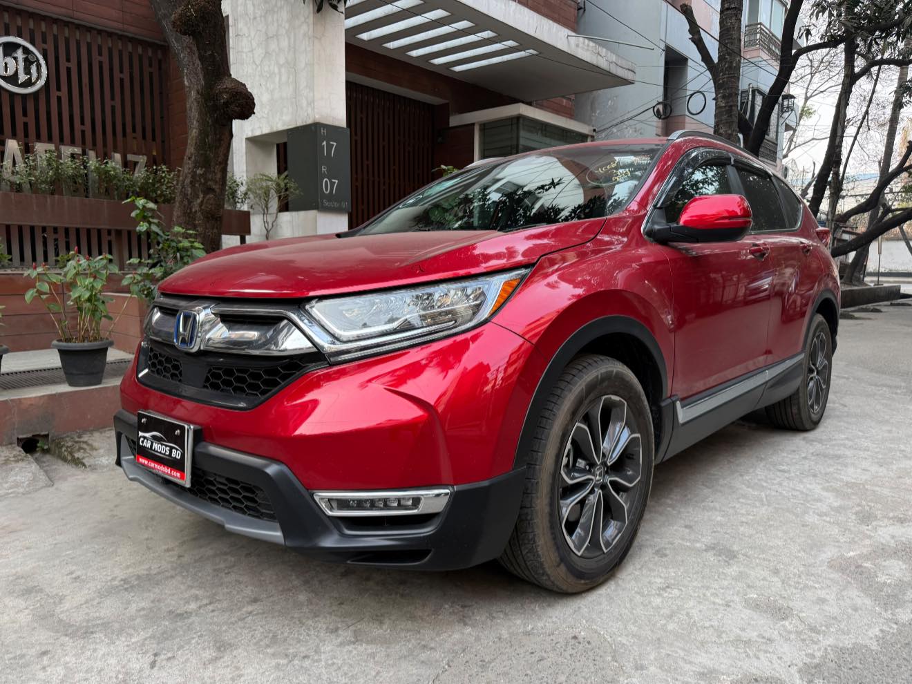 HONDA CR-V HYBRID 2022 REDWINE