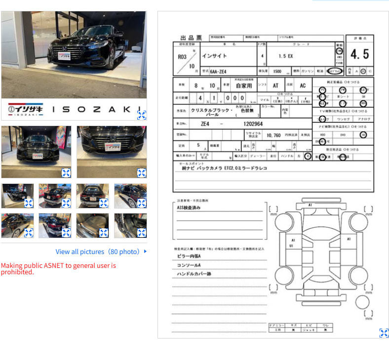 Auction Sheet