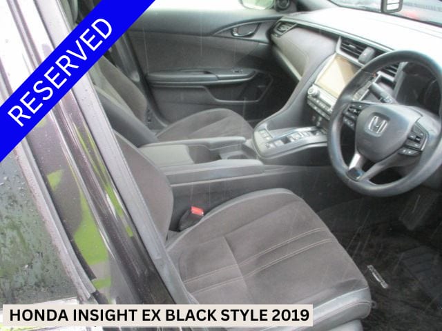 HONDA INSIGHT 2019 EX BLACK STYLE MULBERRY METALLIC