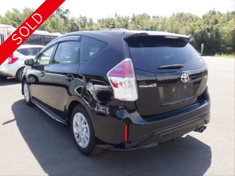 TOYOTA PRIUS ALPHA 2016 S TOURING LED BLACK