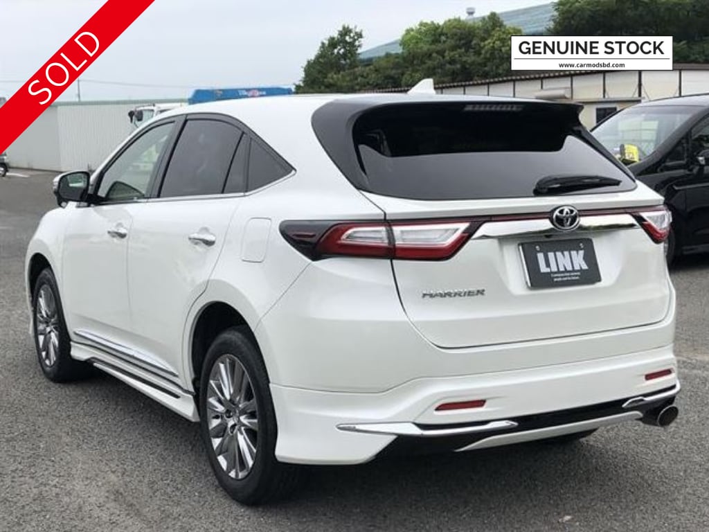 TOYOTA HARRIER 2017 PREMIUM SUNROOF PEARL