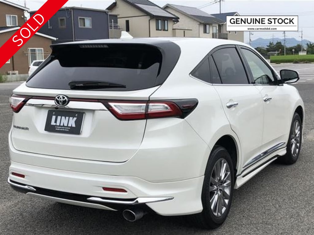 TOYOTA HARRIER 2017 PREMIUM SUNROOF PEARL