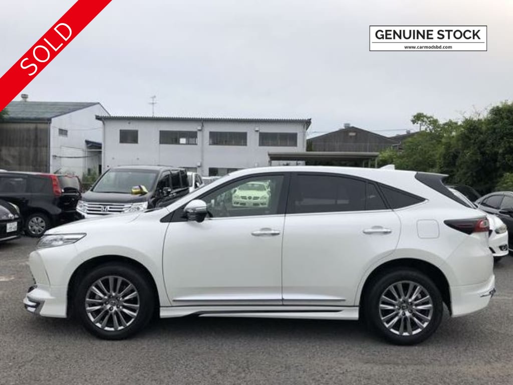 TOYOTA HARRIER 2017 PREMIUM SUNROOF PEARL