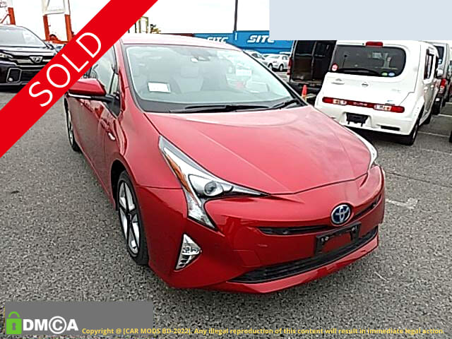 TOYOTA PRIUS 2017 A TOURING SELECTION RED