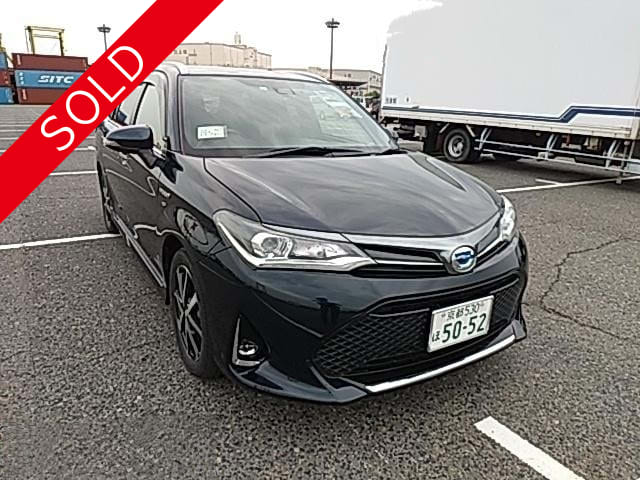 TOYOTA COROLLA FIELDER 2017 G WxB MICA BLUE