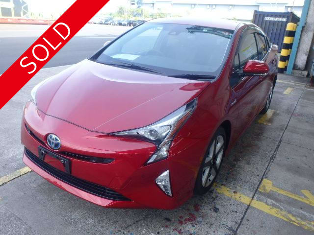 TOYOTA PRIUS 2018 A TOURING SELECTION RED