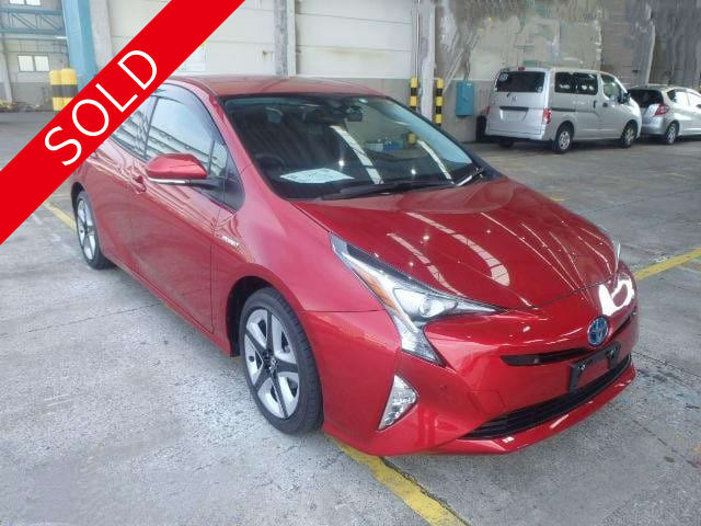 TOYOTA PRIUS 2018 A TOURING SELECTION RED