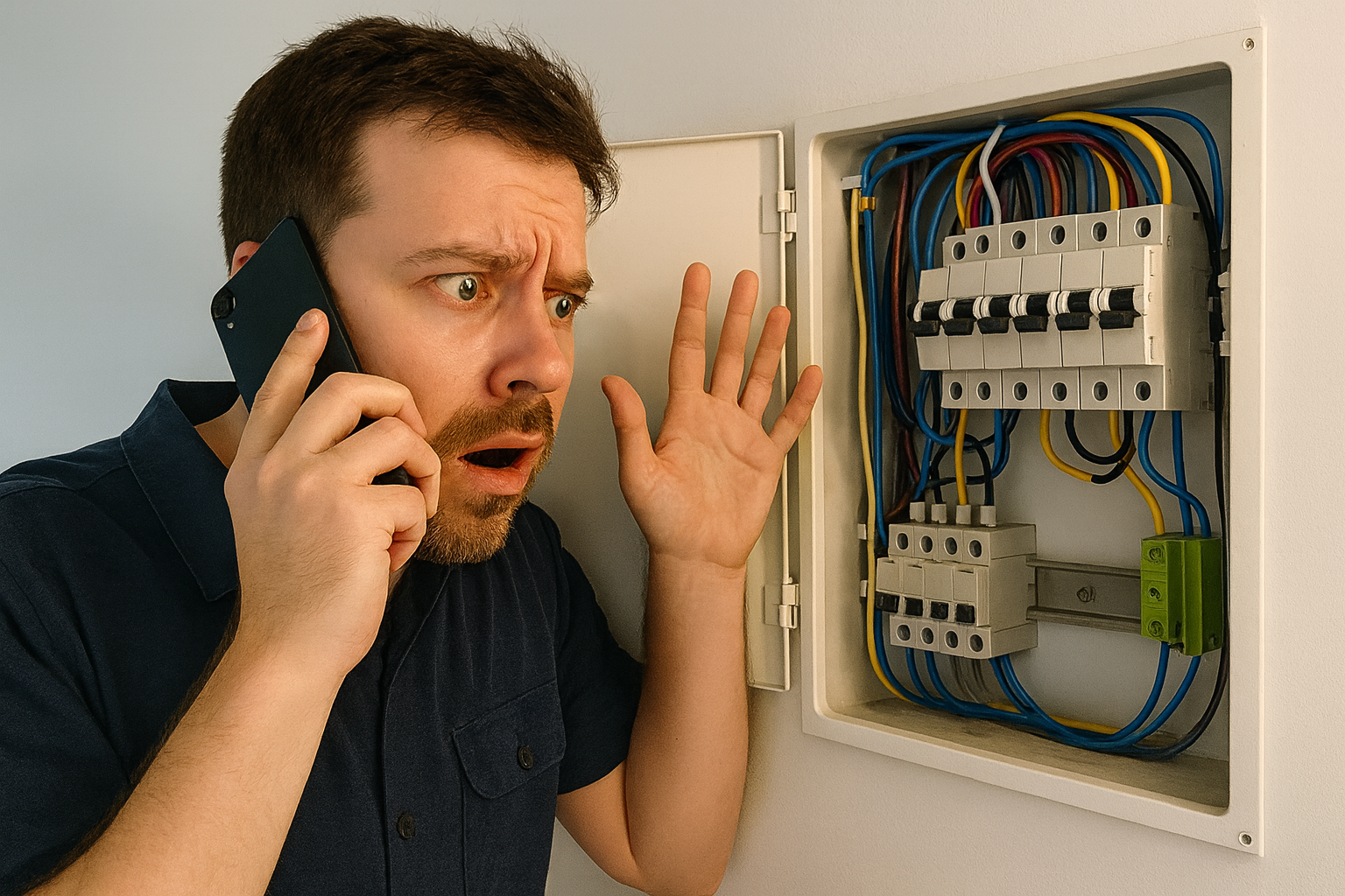 Times You Should Call an Electrician IMMEDIATELY (Not Tomorrow)