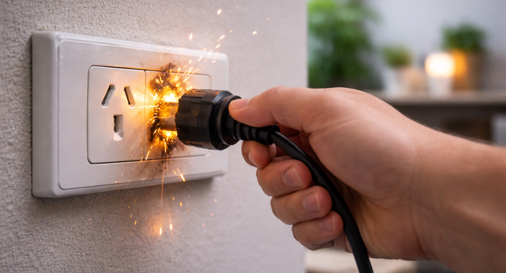 Power Point Sparks When Plugging Something In (Is It Dangerous in Brisbane Homes?)
