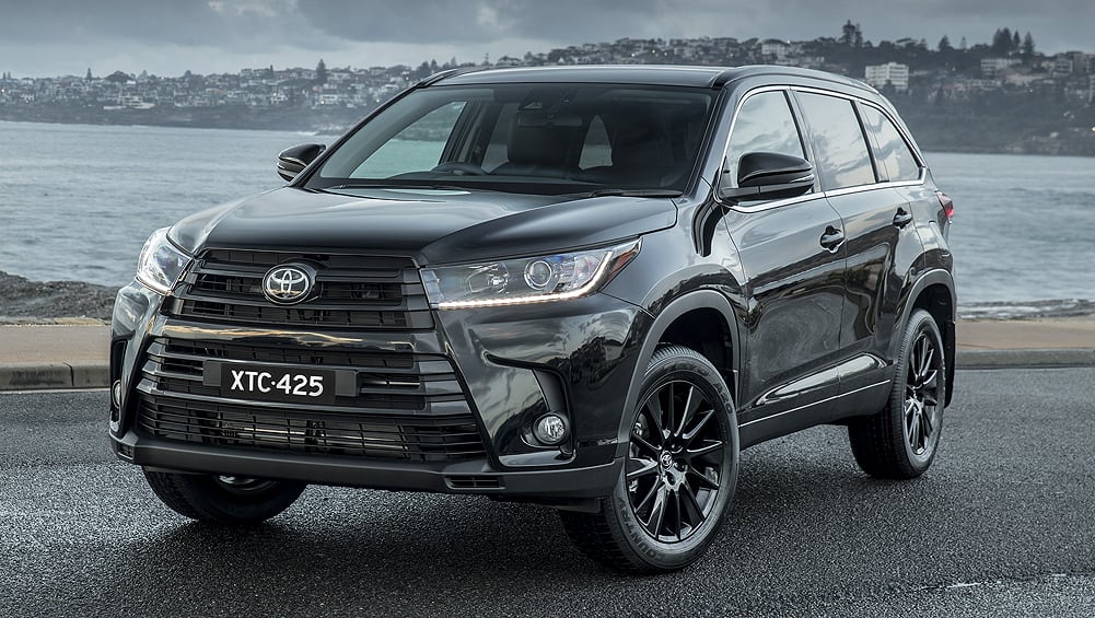 Toyota Kluger Black Edition 2019 pricing and specs