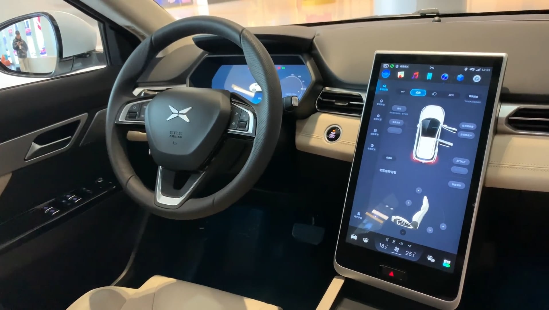 Chinese automakers are now copying the Tesla Model X's interior