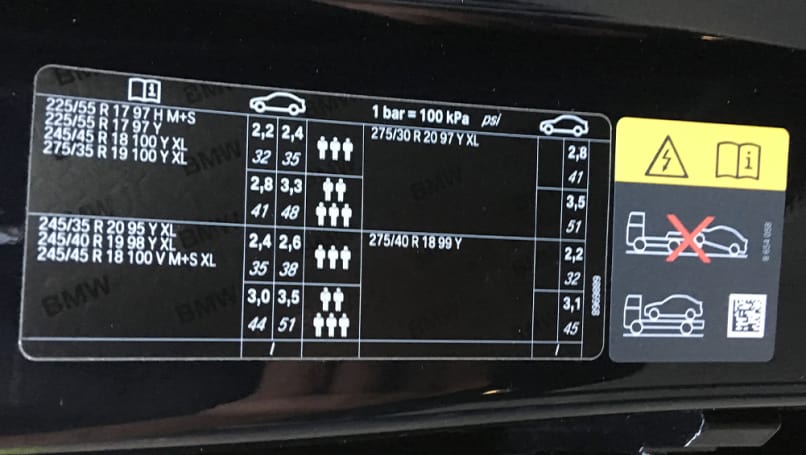 2005 ford 500 tire pressure