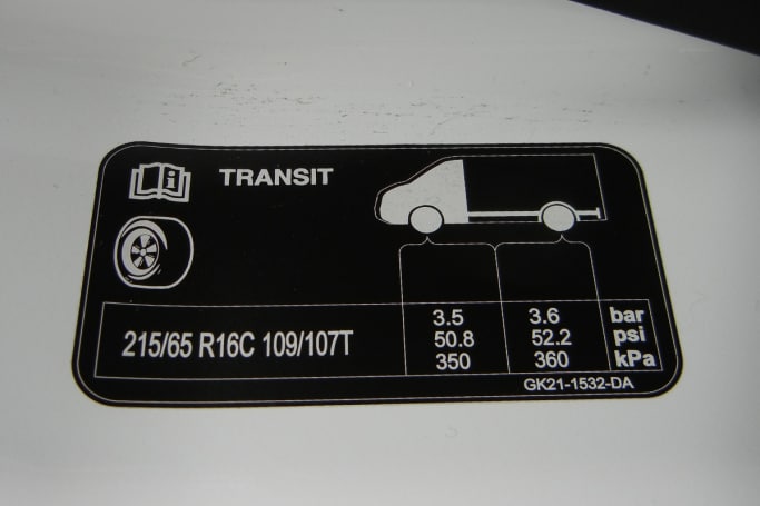 Ford Transit Tyre Pressure Carsguide