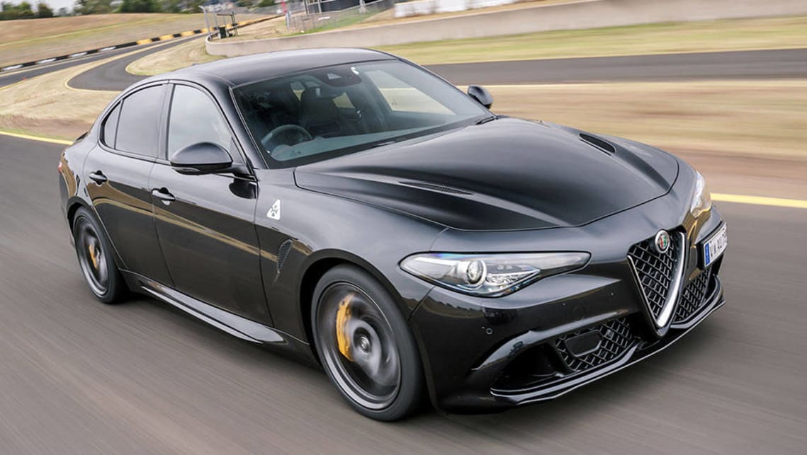 Alfa Romeo Giulia QV 2017 review  first Australian track drive video  CarsGuide