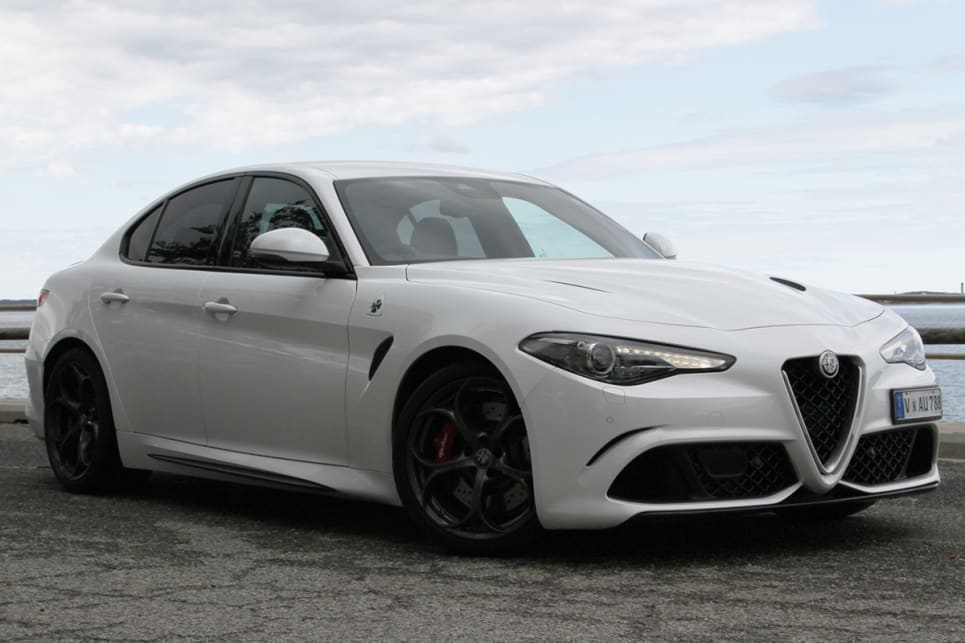 Alfa Romeo Giulia Quadrifoglio sedan white Max Klamus 1200x800 %281%29