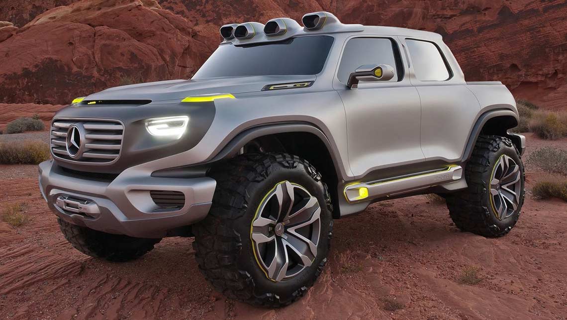 An artist's impression of how the Mercedes-Benz ute could look. Picture: Supplied