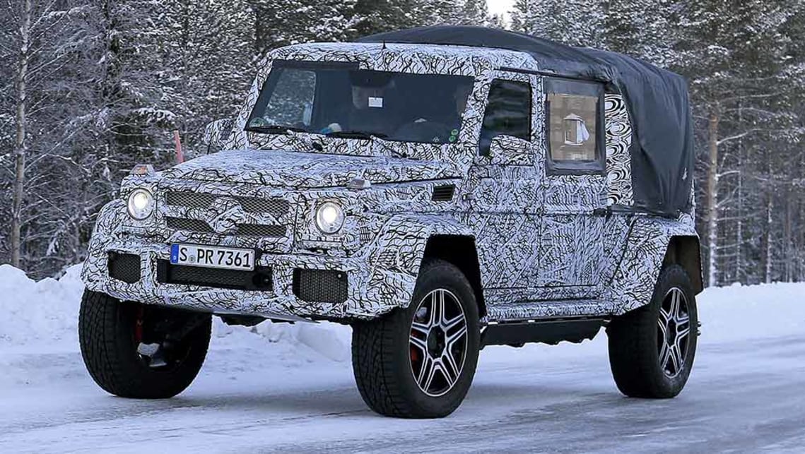 Mercedes Benz G500 4x4 Squared Ute Spy Pics Car News