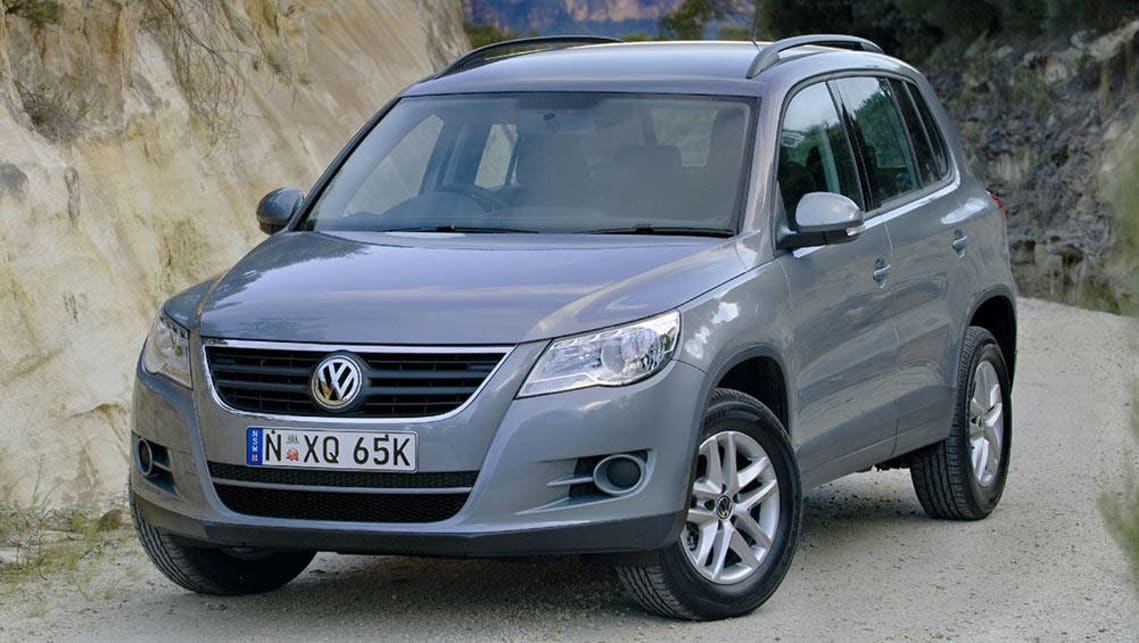 Volkswagen Tiguan silver 2008 SUV