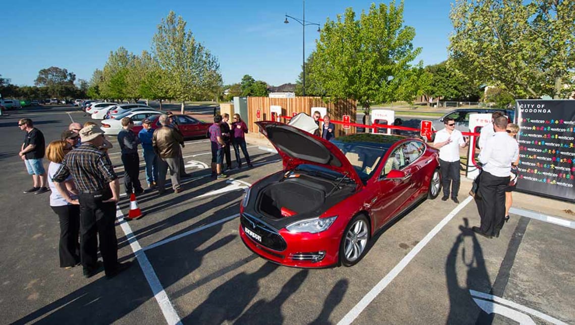 tesla opens supercharger stations in goulburn and wodonga car news how tesla supercharger works
