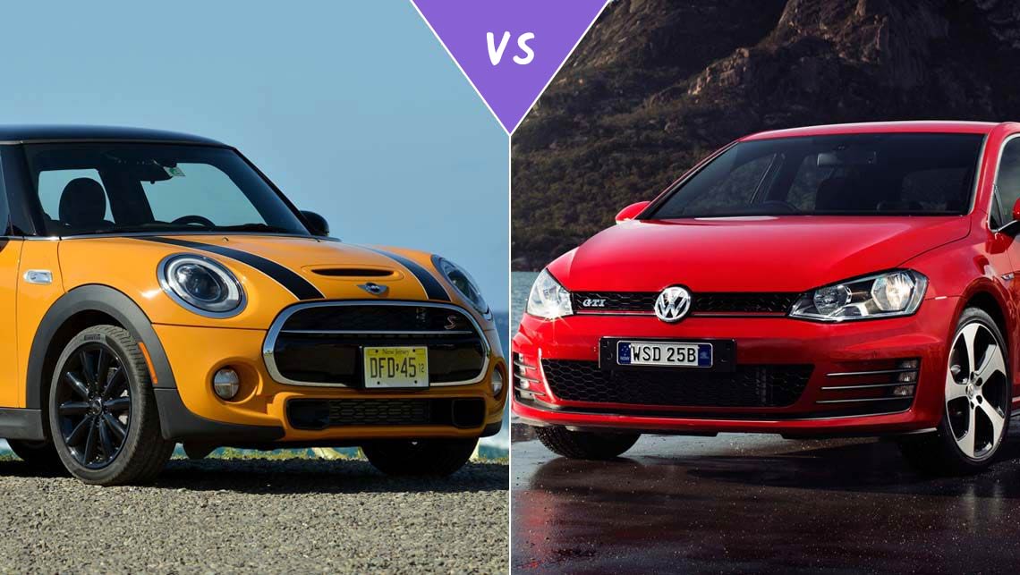 Mini Cooper S Vs Vw Golf Gti Review Carsguide