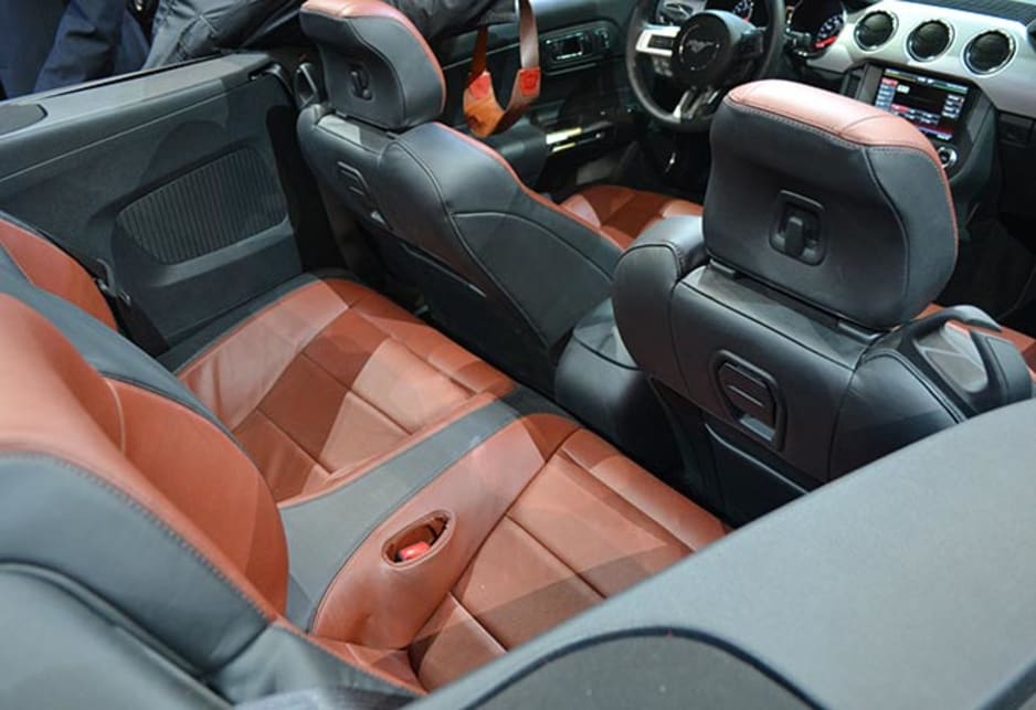 2015 Ford Mustang convertible Sydney unveiling