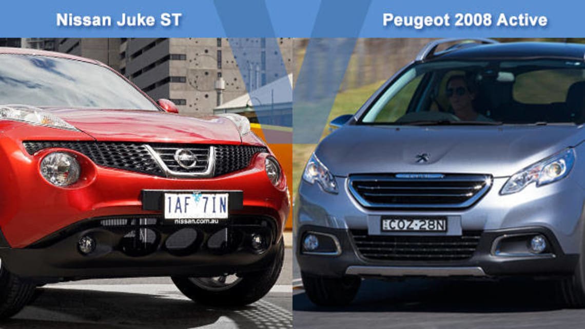 Nissan Juke St Vs Peugeot 2008 Active Review Carsguide