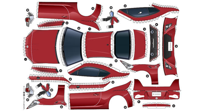 Build A Toyota 86 From Paper Car News Carsguide