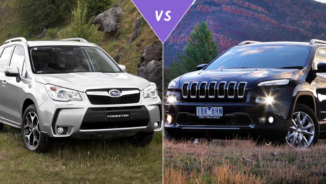 Subaru Forester XT vs Jeep Cherokee Limited Review | CarsGuide