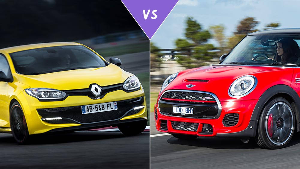 Coupe Vs Sedan >> Renault Megane RS vs Mini JCW hatch Review | CarsGuide Coupe Vs Sedan >> Renault Megane RS vs Mini JCW hatch Review | CarsGuide