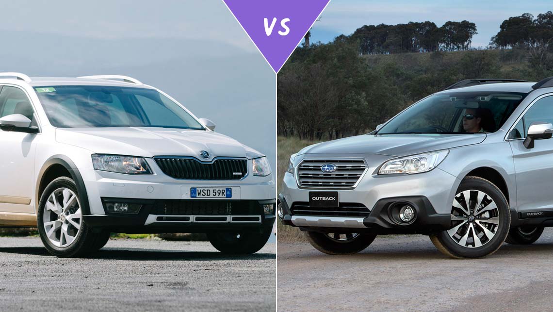 Skoda Octavia Scout vs Subaru Outback Review CarsGuide