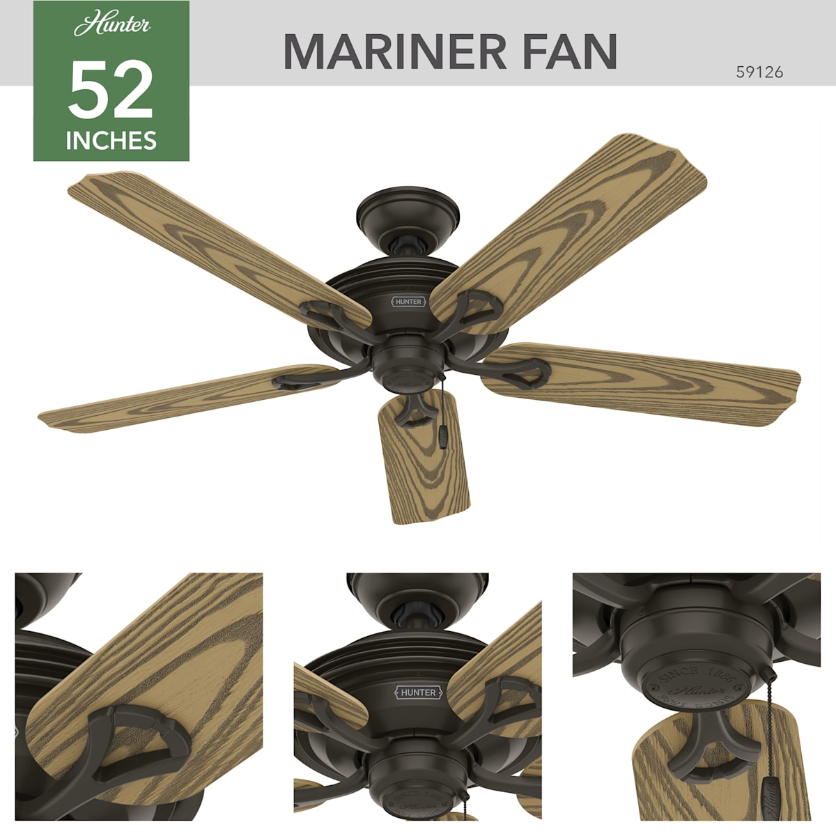 hunter outdoor ceiling fan replacement blades
