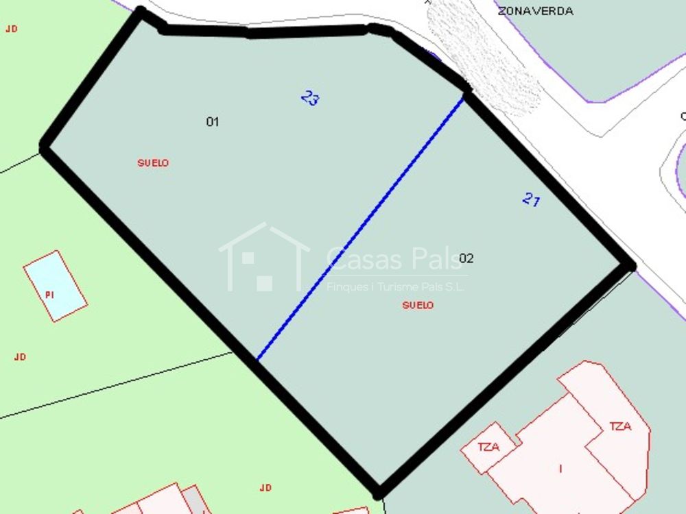 Land in a peaceful area of Begur (Costa Brava)